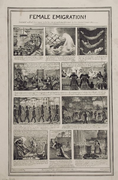 Female Emigration!, printed by R. Redman for G.S. Tregear, 90 Cheapside, London, October 1834 by W. Newman
